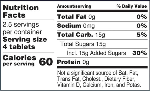 TRUEplus® Glucose Tablets, Orange Flavor - 10 Tablets - Image 3