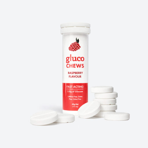 Glucology Fast Acting Glucochews | Raspberry 10Tab