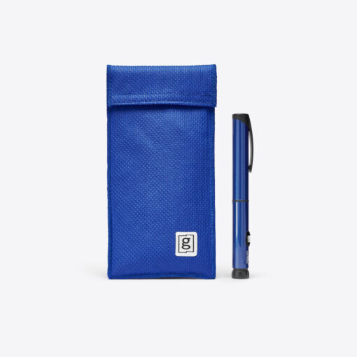 Glucology Cooling Pouch Duo | 2 Pen Pouch | Blue - Image 3