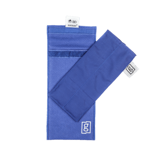Glucology Cooling Pouch Duo | 2 Pen Pouch | Blue - Image 4
