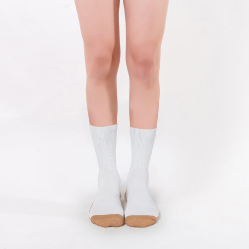 Glucology Diabetes Copper Based Classic Socks | White | Size 36 - 41