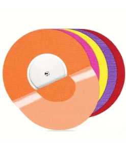 Multi-Color Adhesive Patches for Libre 2 CGM - No Glue in the Center